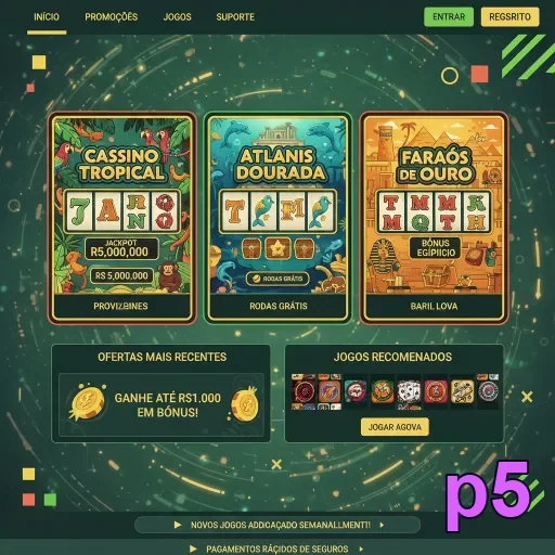 Tela de login p5 com proteção e suporte visíveis