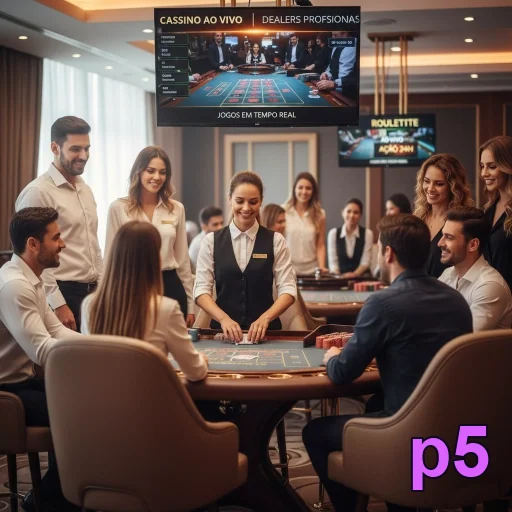 Atendente local da p5 em chat seguro no celular